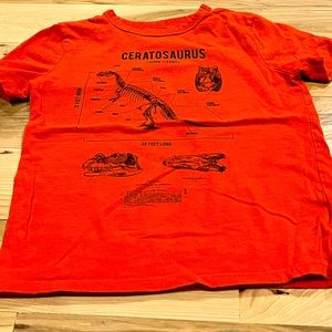 Gap Boys size S shirt sleeve Dinosaur T-shirt
